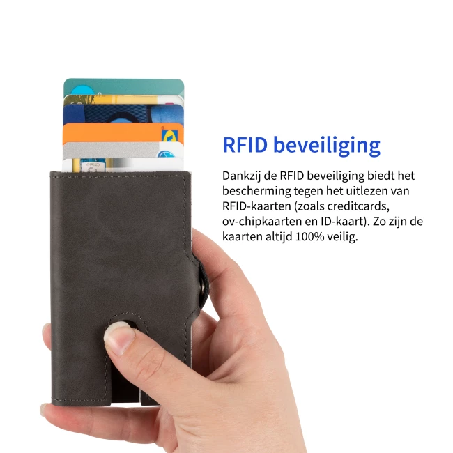 SG Porte-cartes RFID Gris